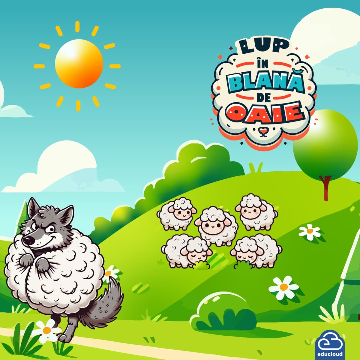 Lup în blană de oaie