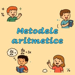 Metode aritmetice de rezolvare a problemelor