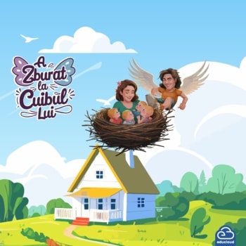A zburat la cuibul lui