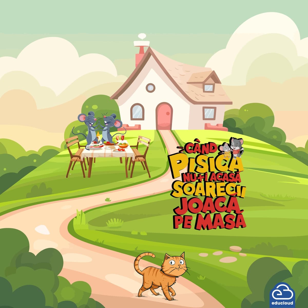 Când pisica nu-i acasă, șoarecii joacă pe masă